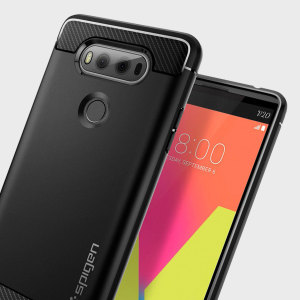 Meet the newly designed rugged armor case for the LG V20. Made from flexible, rugged TPU and featuring a mechanical design, including a carbon fibre texture, the rugged armor tough case in black keeps your phone safe and slim.