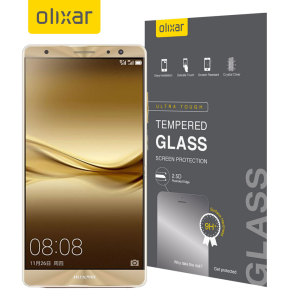 Deze ultra-dunne gehard glas screen protector voor de Huawei Mate 9 door Olixar biedt taaiheid, hoge zichtbaarheid en gevoeligheid alles in een pakket.