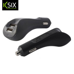 Nunca más se quedará sin batería con el cargador de coche dual USB KSix. Dos puertos USB estándar garantizan la compatibilidad universal, mientras que una impresionante salida de 2,4 A por puerto proporciona una velocidad de carga óptima.