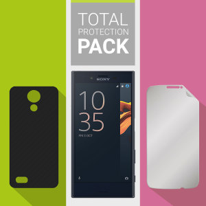 Protégez votre magnifique Sony Xperia XZ des dommages occasionnels du quotidien grâce au pack Olixar Protection Totale. Ce pack est constitué d'une coque ultra fine et d'une protection d'écran en verre trempé. En soit, ce pack offre à votre smartphone une protection complète, légère et très efficace.