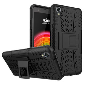 Protect your LG X Power from bumps and scrapes with this black ArmourDillo case. Comprised of an inner TPU case and an outer impact-resistant exoskeleton, the ArmourDillo not only offers sturdy and robust protection, but also a sleek modern styling.
