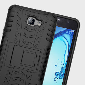 Proteggi il tuo Samsung Galaxy J7 Prime con questa custodia Olixar ArmourDillo dotata di una cover interna in TPU ed un esoscheletro resistente agli urti.