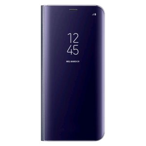 La protection Officielle Samsung Galaxy S8 Plus Clear View Stand Cover en coloris violet est le moyen idéal pour protéger votre précieux smartphone et vous permettre l'affichage des notifications entrantes grâce à son rabat protecteur transparent.