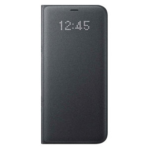 Protect your Samsung Galaxy S8 Plus screen from harm and keep up to date with your notifications through the intuitive LED display with the official black LED cover from Samsung.