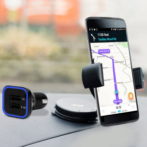 Grâce à ce pack support voiture DriveTime avec chargeur, vous disposerez des éléments essentiels pour effectuer de longs trajets en toute sérénité. Doté d’un support robuste, votre BlackBerry DTEK50 sera parfaitement maintenu en sécurité et pourra être chargé en permanence grâce au chargeur allume-cigare inclus, celui-ci dispose également d’un port USB supplémentaire.