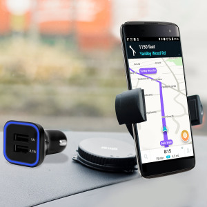 Grâce à ce pack support voiture DriveTime avec chargeur, vous disposerez des éléments essentiels pour effectuer de longs trajets en toute sérénité. Doté d’un support robuste, votre BlackBerry DTEK60 sera parfaitement maintenu en sécurité et pourra être chargé en permanence grâce au chargeur allume-cigare inclus, celui-ci dispose également d’un port USB supplémentaire.