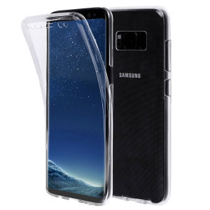 Olixar FlexiCover Full Protection Samsung Galaxy S8 Plus Case - Clear