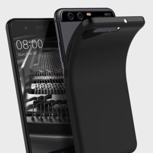 Custom moulded for the Huawei P10, this solid black Olixar FlexiShield case provides slim fitting and durable protection against damage.