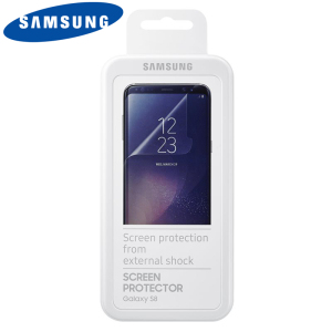 Mantenga la pantalla de su Samsung Galaxy S8 en fantásticas condiciones con el protector de pantalla oficial de Samsung.