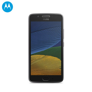 Unlocked 16GB Motorola Moto G5 in lunar grey. With a 5 inch display featuring a 1080 x 1920 resolution, 13MP camera and running Android - this Motorola smartphone is ready for anything you can throw at it!