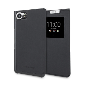 The Official Blackberry Smart Flip Case in black provides tough and stylish all round protection for your Blackberry KEYone, keeping it looking as good as new. There's also a built-in notification window, so you can view your notifications instantly.