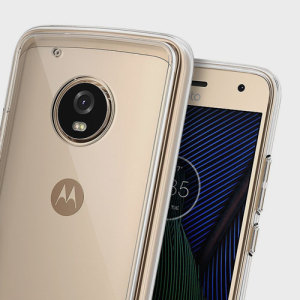 Bescherm de achter- en zijkanten van je Motorola Moto G5 Plus met deze ongelooflijk duurzame Fusion Case van Ringke.