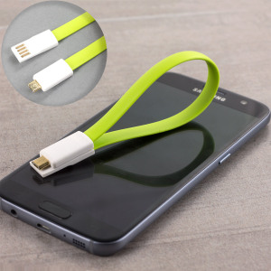 This green 22cm high performance magnetic data cable provides simultaneous synchronisation and charging for all Micro USB devices. The connectors clip together magnetically when not in use - ideal for storage and portability.