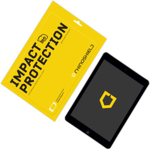 Protect your iPad's display from scratches, scrapes and unexpected chips with this impact-resistant screen protector from RhinoShield. Oleophobic coating resists fingerprints, while a slim profile maintains touch sensitivity and screen clarity.