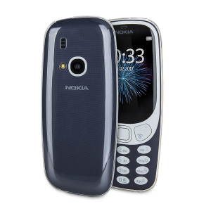 Custom moulded for the Nokia 3310 2G (2017), this clear Olixar Ultra-Thin case provides slim fitting and durable protection against damage.