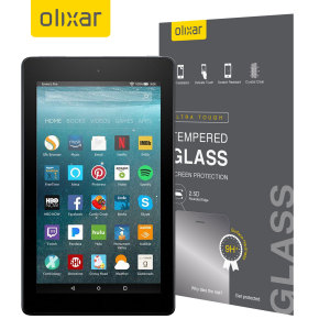 This ultra-thin tempered glass screen protector for the Amazon Fire HD 8 2017 from Olixar offers toughness, high visibility and sensitivity all in one package. Perfect for interaction without the risk of damaging your screen.