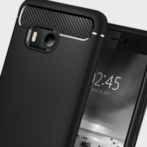 Meet the newly designed rugged armor case for the HTC U11. Made from flexible, rugged TPU and featuring a mechanical design, including a carbon fibre texture, the rugged armor tough case in black keeps your phone safe and slim.