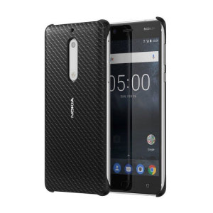 This slim, sleek official hard case for the Nokia 5 sports a smooth, tactile carbon fibre-effect design while also offering superior protection from drops, knocks and scrapes.