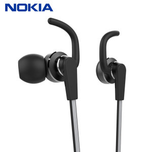 Enjoy your music with this official pair of Nokia Active in-ear stereo headphones. With a built-in remote, this headset is ideal for use with smartphones or tablets and great for controlling your music and calls on the go.