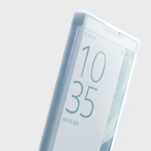 This stylish, functional folio case from Muvit for Sony Xperia XZ Premium features a semi-transparent front cover with full touch capability - allowing you to interact with your screen and view notifications even while the case is closed.