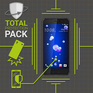 Guard your beautiful HTC U11 from damage with the Olixar Total Protection Pack. Featuring an ultra thin gel case and an ultra-response glass screen protector, this pack provides the ultimate in lightweight protection.