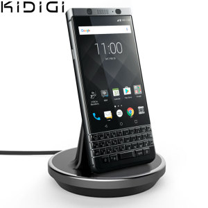 Chargez et synchronisez les données de votre BlackBerry KEYone à l'aide de cet élégant dock bureau. Celui-ci est compatible avec votre smartphone équipé de sa coque de protection et peut également être utilisé comme support multimédia. Ce dock BlackBerry KEYone est compatible USB-C (USB Type-C).