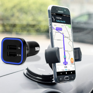 Das Pack enthält wesentliche Elemente, die Sie für Ihr Handy während einer Autofahrt benötigen. Ausgestattet mit einem robusten Autohalterung und einem Autoladegerät mit zusätzlichen USB-Port für Ihr Samsung Galaxy A7 2017