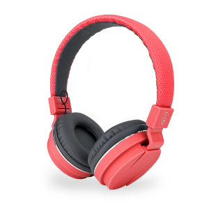 Enjoy your music with crystal clarity, defined bass and beautifully balanced sound with the Bitmore Classic Headphones in red - with adjustable headband for a comfortable fit, as well as built-in controls and a microphone for hands-free calls on the go.