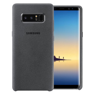 Proteja su Samsung Galaxy Note 8 con esta funda Oficial Alcántara. Elegante y protectora, esta carcasa es el accesorio perfecto para su Note 8