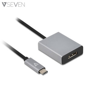 This VSeven HDMI 4K adapter in grey aluminium supports Ultra HD standard (4K), while the plug and play nature of the device lets you connect easily. Connect your USB-C compatible device to your TV in seconds to enjoy a truly cinematic experience.