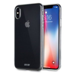 Coque iPhone X Olixar Ultra Mince en gel – 100% Transparente