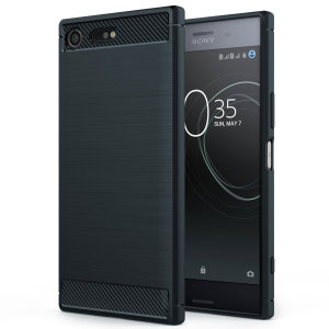 Olixar Sony Xperia XZ Premium Carbon Fibre Design Slim Case - Black