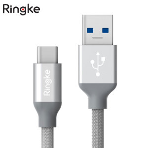 With a heat-resistant, tangle-free braided housing and USB 3.0 for super-speedy data transfer, this resilient and stylish USB-C cable from Ringke is perfect for those looking for a little more from their charging and syncing solution.