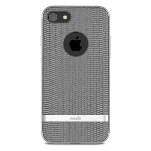 De Vesta-tas van Moshi voegt niet alleen een premium militaire kwaliteit druppelbescherming toe aan uw iPhone 8, maar ook een prachtig idiosyncratisch vintage stof effect, aangevuld met een metalen frame. Vorm voldoet aan de functie in deze elegante hoes.
