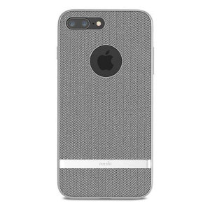 La funda Vesta de Moshi no sólo añade una protección superior anti caída de grado militar a tu iPhone 8 Plus y también un efecto de tejido vintage complementado por un marco metálico. Diseño y funcionalidad en esta funda elegante.