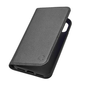The CitiWallet case for iPhone X in black comes complete with card slots, microfibre interior lining and luxurious genuine leather craftsmanship for a classic, prestige and professional look.