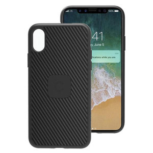 A sleek, elegant case for your iPhone X in a stylish black finish.