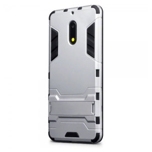 Protégez votre Nokia 6 contre les chocs et les rayures à l'aide cette superbe coque Olixar à double couche en coloris argent. La coque Olixar Dual Layer Armour est composée d'une couche interne en TPU permettant l'absorption des dommages tandis que sa structure externe est issue d'un exosquelette à la fois rigide et résistant aux chocs et aux rayures. Polyvalente, elle intègre une astucieuse béquille de visualisation.