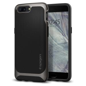 The Spigen Neo Hybrid in gunmetal is the new leader in lightweight protective cases. Spigen's new Air Cushion Technology reduces the thickness of the case while providing optimal corner protection for your OnePlus 5.