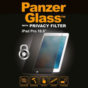 Introducing the PanzerGlass glass screen protector with privacy filter. Designed to be shock resistant and scratch resistant, PanzerGlass offers ultimate protection for your iPad Pro 10.5 inch's display.