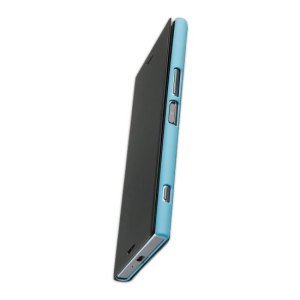 The Roxfit Touch Book case in blue houses your Xperia XZ1, providing protection, while also allowing you to view and interact with the screen while the case is closed. Also features a built-in media viewing stand. Part of the "Made for Xperia" program.