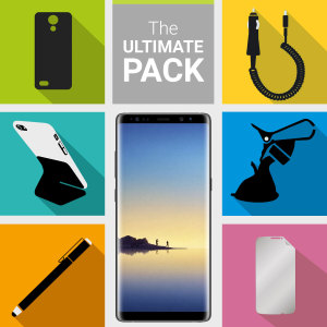 The Ultimate Pack for the Samsung Galaxy Note 8 consists of fantastic must have accessories designed specifically for the Galaxy Note 8.