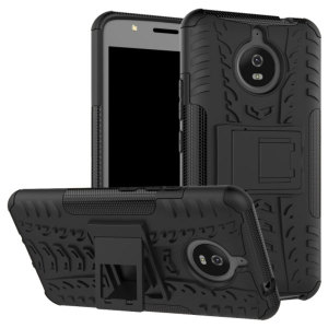 Olixar ArmourDillo Motorola Moto E4 Plus in Schwarz