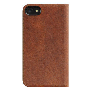 Protect your iPhone 8 / 7 with this precisely designed genuine leather flip case in rustic brown from Nomad. Made with genuine premium leather, the Nomad Leather Folio is designed to replace your current wallet so you can carry one less object.