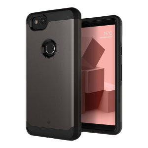 Protect your Google Pixel 2 with this stunning tough dual-layered armoured case in warm gray. Made with robust dual-layered yet slim material, this TPU body with a sleek outer layer features an attractive two-tone finish.
