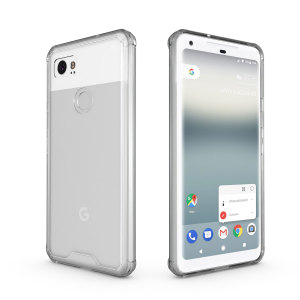 Custom moulded for the Google Pixel 2 XL, this crystal clear Olixar ExoShield tough case provides a slim fitting stylish design and reinforced corner shock protection against damage, keeping your device looking great at all times.