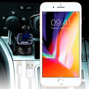 Olixar High Power iPhone 8 / 8 Plus med Lightning - Billaddare