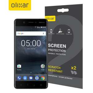 Protégez et maintenez l'écran de votre Nokia 5 en parfait état grâce à la protection d'écran anti-rayures Olixar. 2 protections d'écran Nokia 5 sont inclues dans le pack.