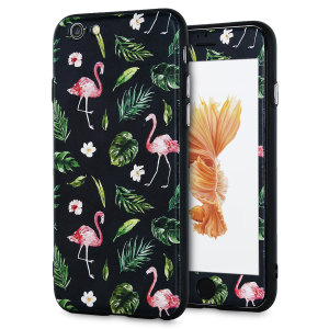 Enhance and protect your iPhone 6S / 6 with a taste of paradise with this stunning case from LoveCases. A durable frame offers a perfect fit, whilst Flamingo Fall design adds a touch of on-trend beauty to your iPhone. Comes with a free screen protector.