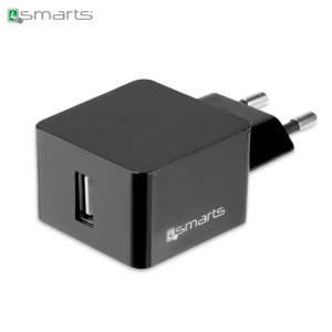 This 4smarts USB EU Mains Charger is a compact adapter with a universal USB charging port. This charger is easily powerful enough to charge all smartphones, as well as most tablets, quickly and efficiently.